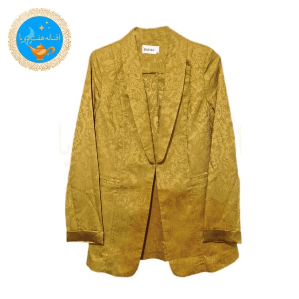 کت رویه زنانه پارچه برجسته مدل olive