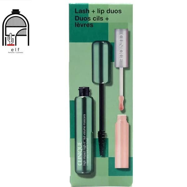 ست هدیه کلینیک High Impact High-Fi 2 PCS ریمل High Impact و رژ لب High-Fi