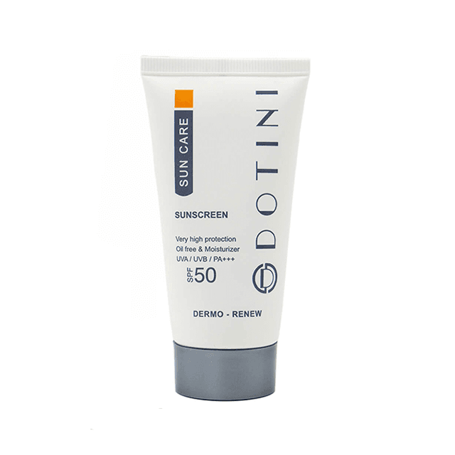کرم ضد آفتاب بی رنگ فاقد چربی دوتینی SPF50 حجم 50 میلی لیتر — تصویر ۲
