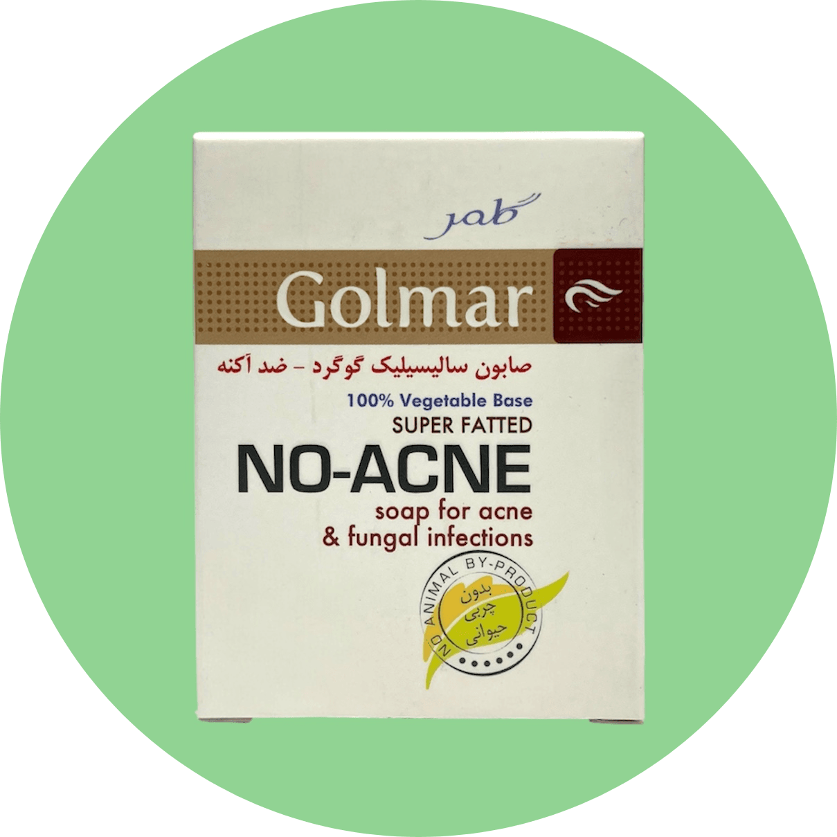 صابون ضد آکنه گلمر 100 گرم/Golmar No Acne Soap 100gr