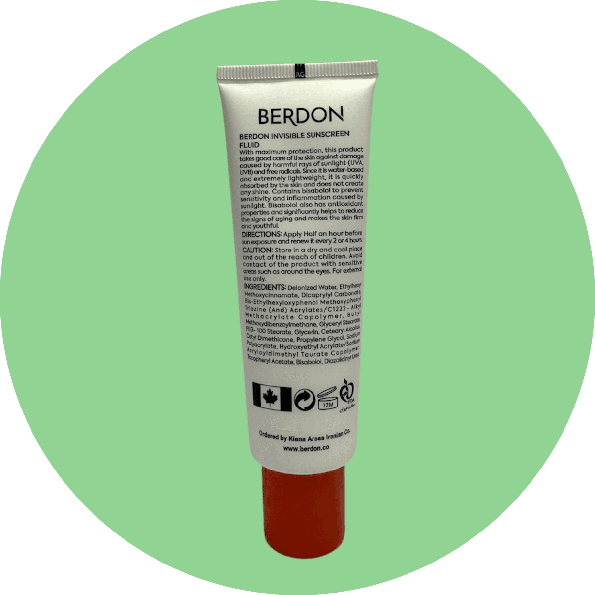 فلوئید ضد آفتاب بی رنگ بردون SPF50 مناسب پوست نرمال تا خشک حجم 50 میل انقضا 1405/5/berdon colorless sunscreen fluid for normal to dry skin — تصویر ۲