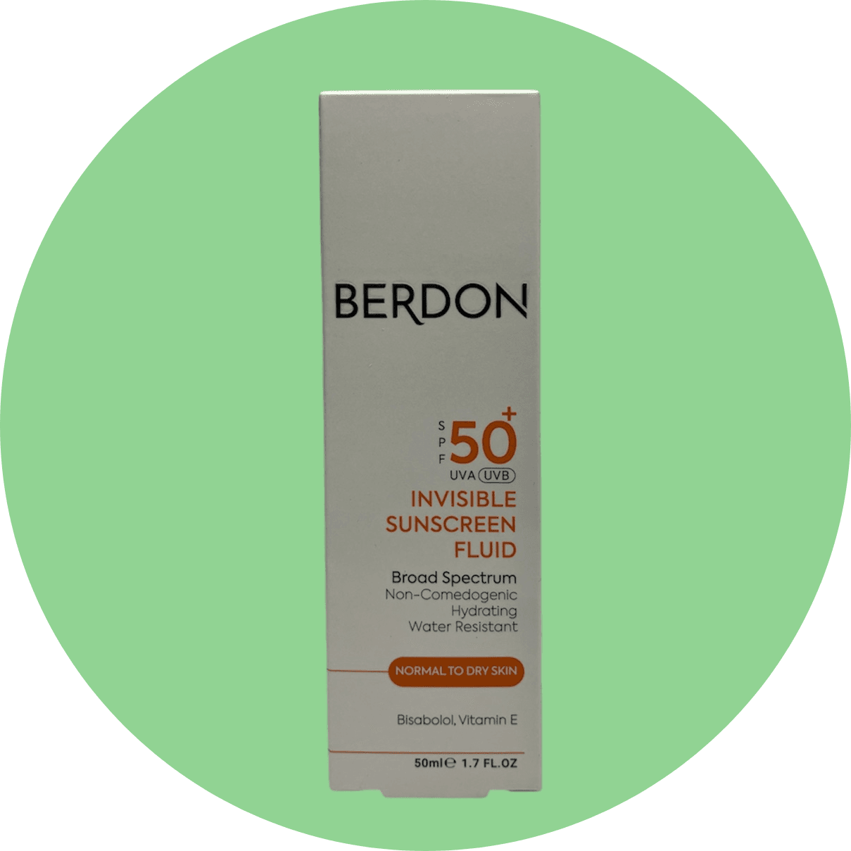 فلوئید ضد آفتاب بی رنگ بردون SPF50 مناسب پوست نرمال تا خشک حجم 50 میل انقضا 1405/5/berdon colorless sunscreen fluid for normal to dry skin — تصویر ۴