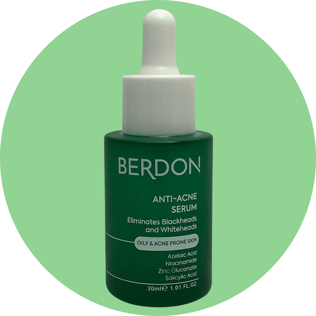 سرم ضد جوش و آکنه بردون مناسب پوست چرب حجم 30 میل انقضا 1406/12/Berdon Anti Acne Serum for oily skin