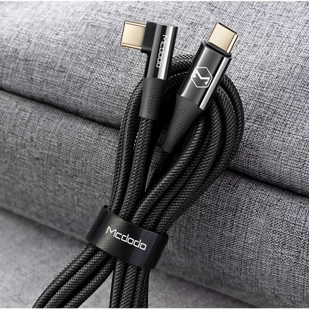 کابل شارژ سریع 100وات تایپ سی به تایپ سی مک دودو MCDODO CA-8321 طول 1.2متر — تصویر ۸