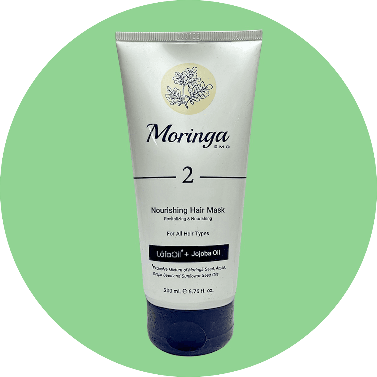 ماسک مو مغذی شماره 2 مورینگا امو مناسب انواع مو حجم 200 میل/Nourishing Hair Mask For All Hair Types 2 Moringa EMO