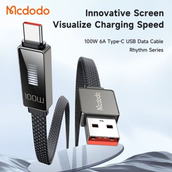 کابل شارژ سریع تایپ سی 100 وات مک دودو MCDODO CA-4980 — تصویر ۶