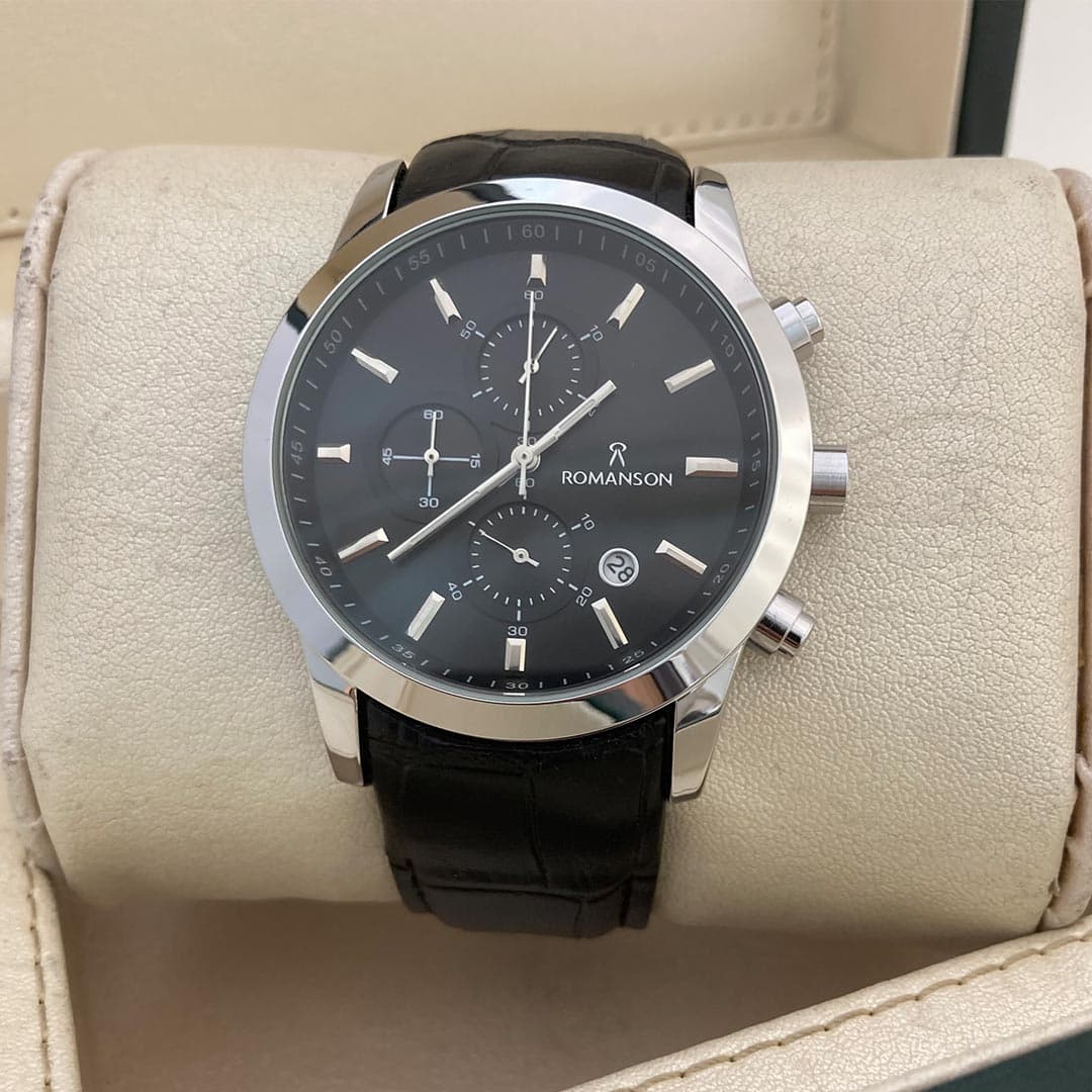 ساعت مچی مردانه رومانسون مدل R6912smgnbm سه موتوره فعال — تصویر ۳
