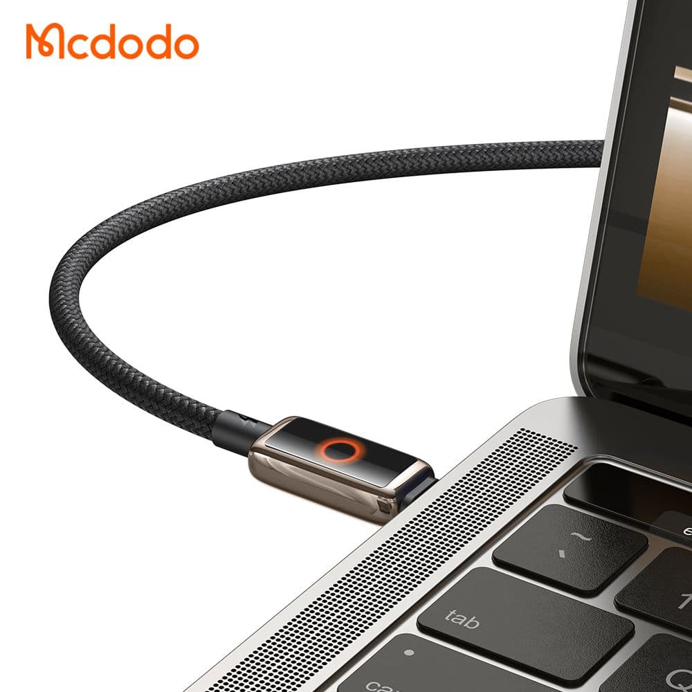کابل شارژ سریع تایپ سی به تایپ سی 100 وات مک دودو MCDODO CA-668 طول 120 سانتیمتر — تصویر ۵