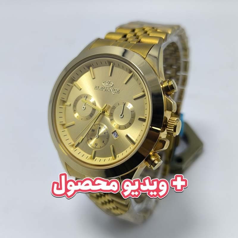 ساعت مردانه الگانس تاریخ دار – طرح سه موتور – 116902