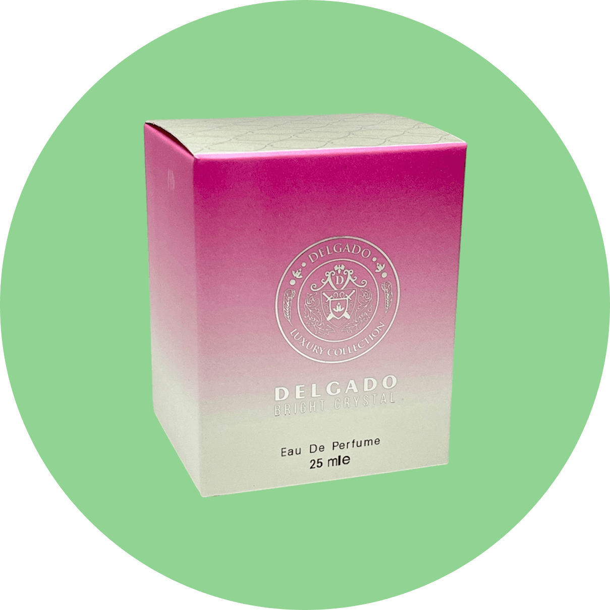 ادکلن زنانه جیبی دلگادو مدل برایت کریستال حجم 25 میل/Delgado women’s pocket perfume, Bright Crystal model — تصویر ۳