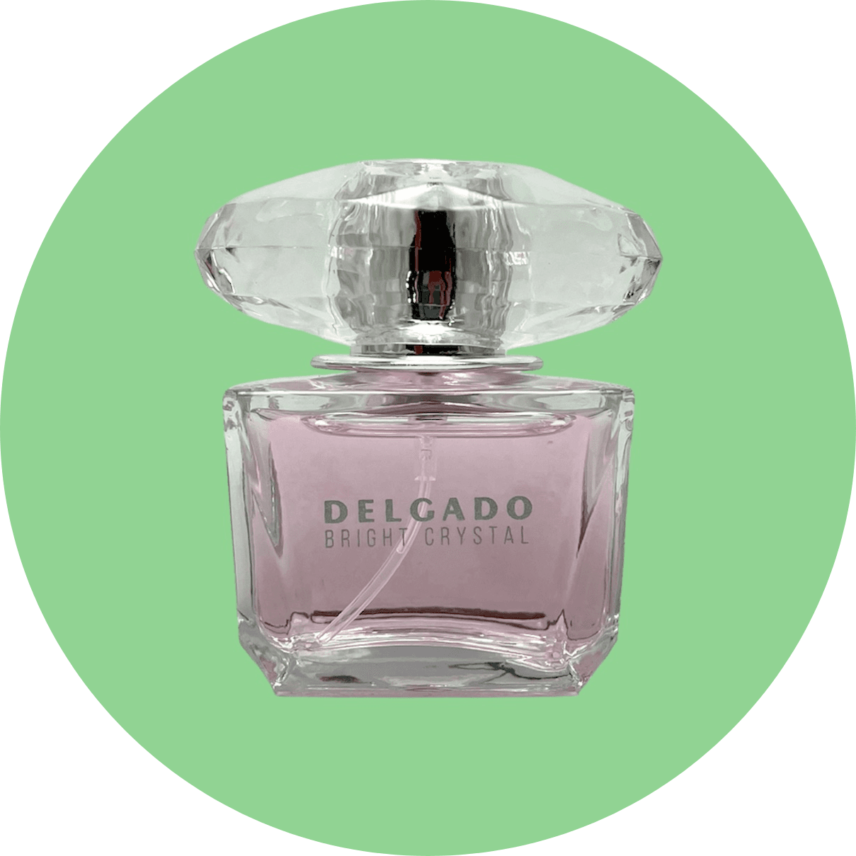 ادکلن زنانه جیبی دلگادو مدل برایت کریستال حجم 25 میل/Delgado women’s pocket perfume, Bright Crystal model