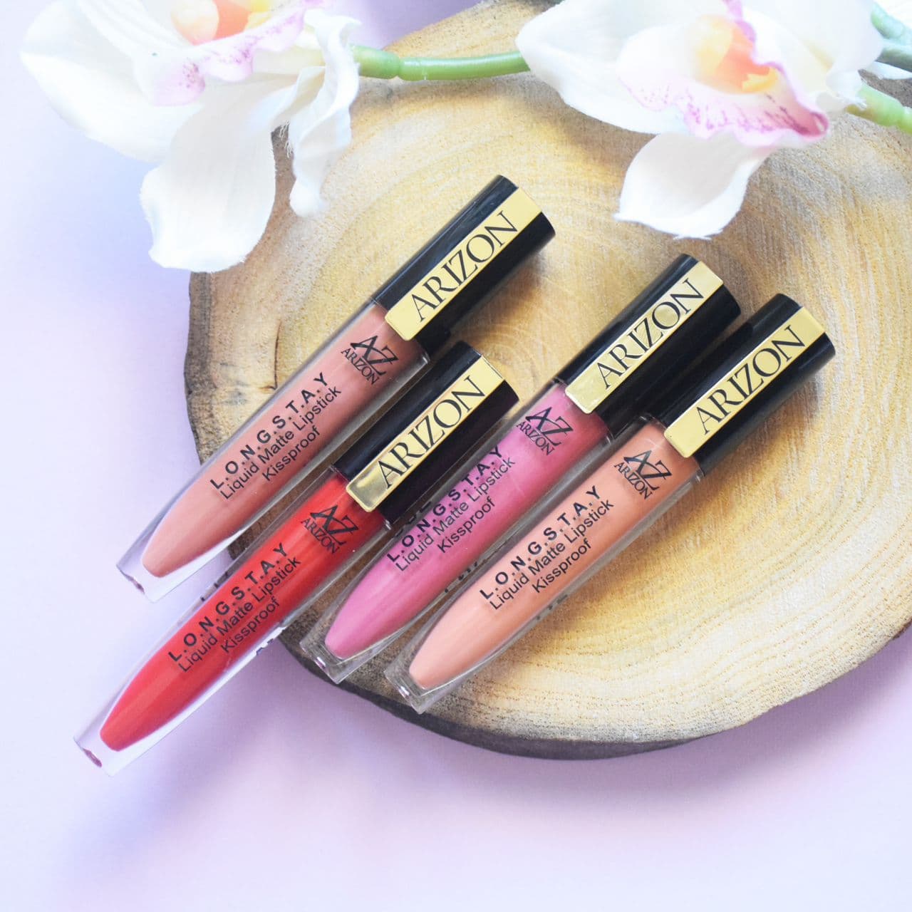 رژ لب مایع 24 ساعته آریزون مدل Long Lasting با ماندگاری بالا
