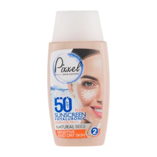 کرم ضد آفتاب رنگی پیکسل بژ طبیعی مناسب پوست خشک حجم 50 میل