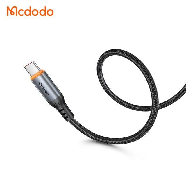 کابل شارژ سریع هوشمند تایپ سی به تایپ سی 100 وات مک دودو MCDODO CA-2040 طول 120 سانتیمتر — تصویر ۳