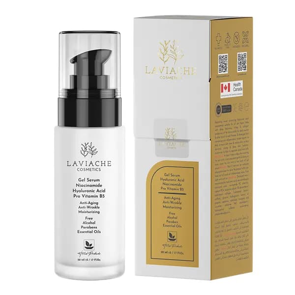 سرم ژل آبرسان هیالورونیک اسید، نیاسین آمید لاویاچه انواع پوست 50 میل