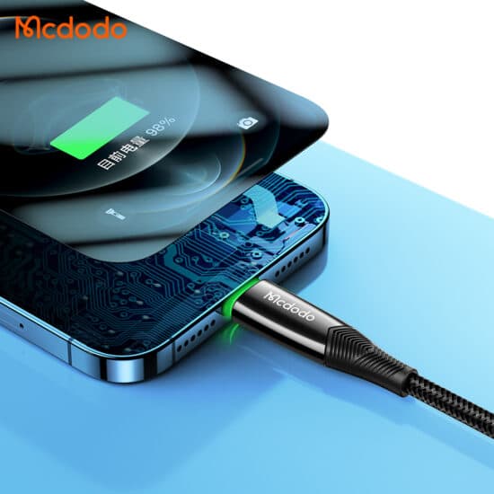 کابل شارژ هوشمند تایپ سی به لایتنینگ مک دودو مدل MCDODO CA-8560 — تصویر ۷