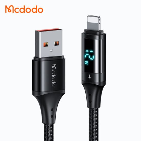 کابل شارژ و انتقال داده لایتنینگ 3 آمپر مک دودو MCDODO CA-1060
