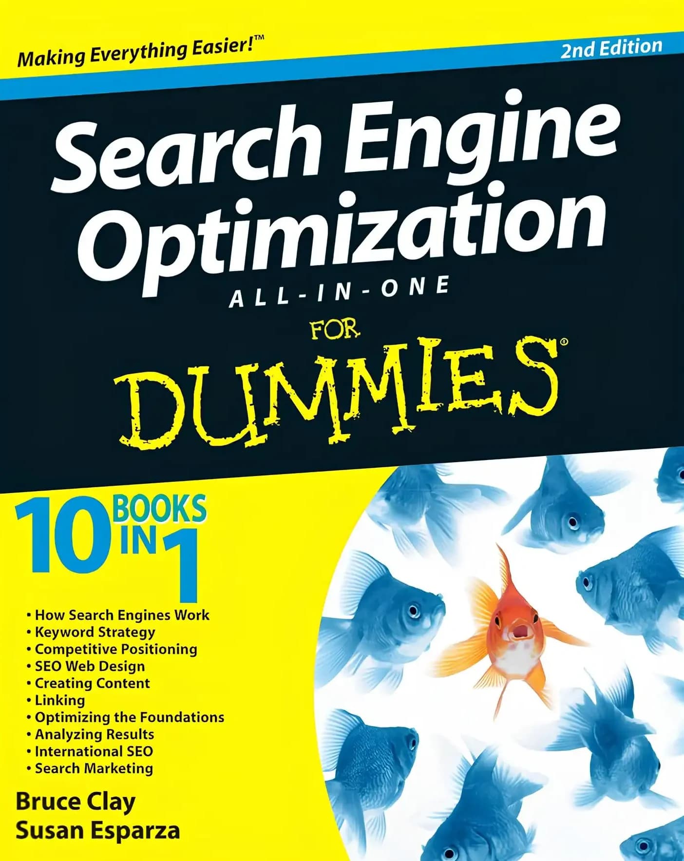 کتاب بهینهسازی موتور جستوجو، همهکاره برای مبتدیان (Search Engine Optimization All-in-One For Dummies) نسخه انگلیسی PDF | بروس کلی و سوزان اسپارزا