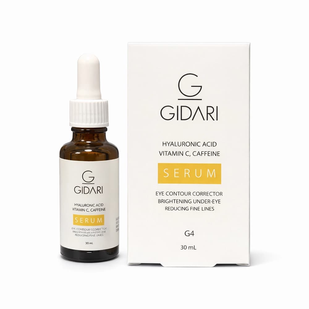سرم هیالورونیک اسید ویتامین C کافئین جیداری – G4 حجم 30 میل