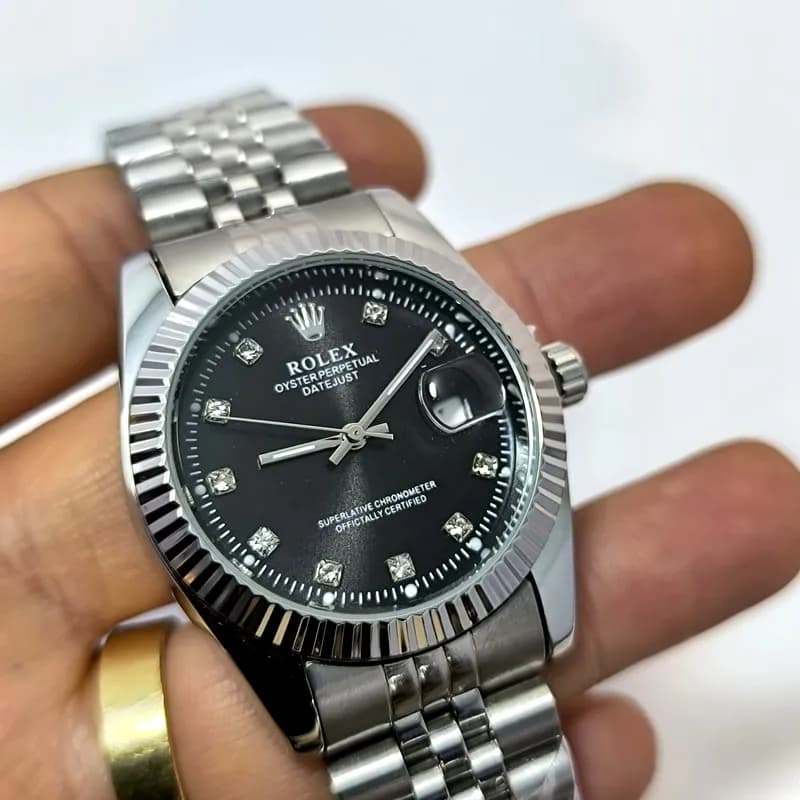 ساعت مردانه رولکس دیت جاست – کیفیت بالا – 118301 — تصویر ۴