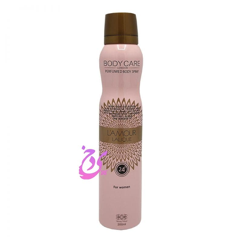 اسپری زنانه بادی کر مدل لالیک لامور Body Care Lalique Lamour