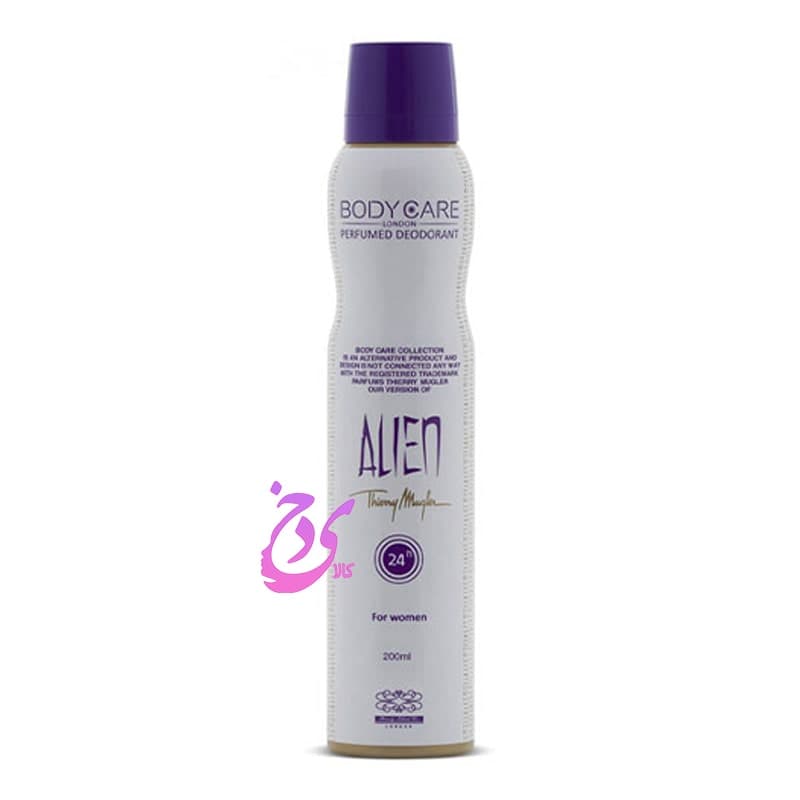 اسپری زنانه بادی کر مدل الین Body Care ALIEN