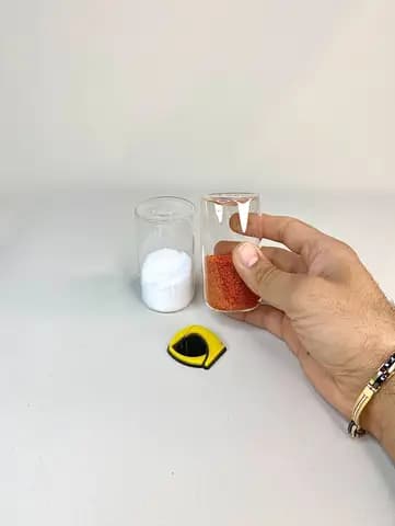 نمک پاش پیرکس جفتی استوانه ساده کوتاه