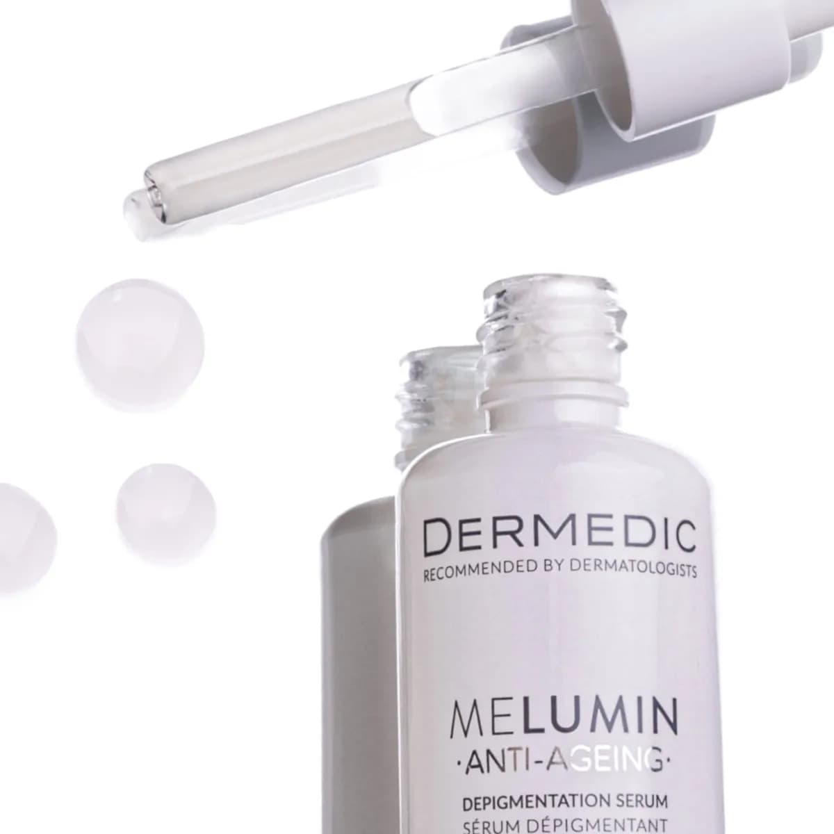 سرم ضد پیری درمدیک Dermedic Melumin Anti-Ageing serum 30ml — تصویر ۳