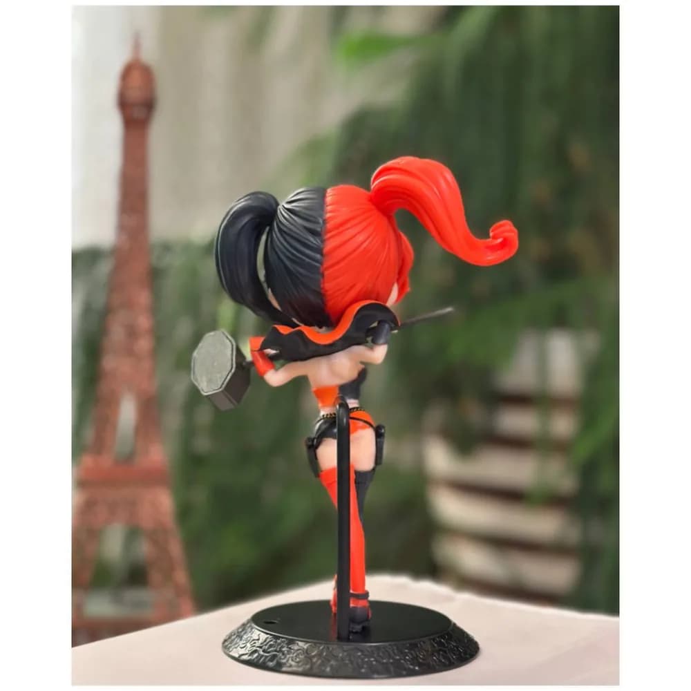 فیگور کیوپاسکت هارلی کویین موی قرمز و مشکی Harley Quinn — تصویر ۲