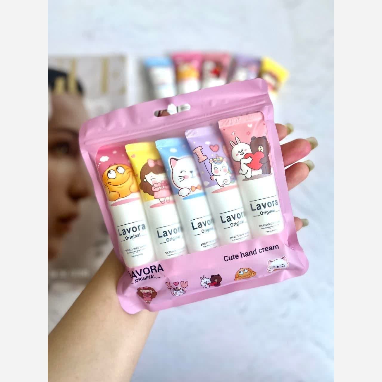مرطوب کننده دست و صورت لاورا ( پک 5 تایی )