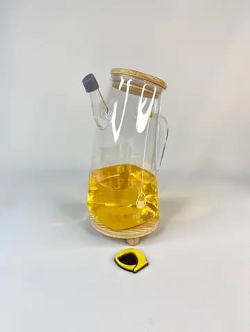 روغن ریز پیرکس کج کف مربع حجم 1000 میلی لیتر — تصویر ۴