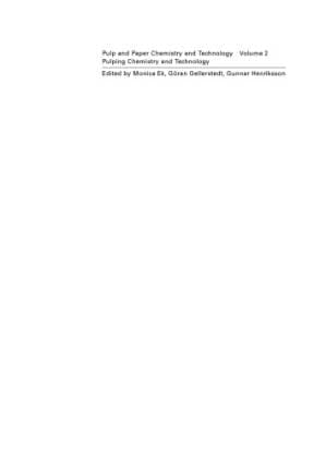 دانلود کتاب Pulping Chemistry and Technology