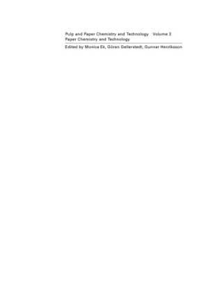 دانلود کتاب Paper Chemistry and Technology