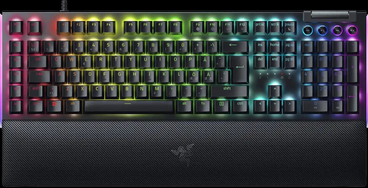 کیبورد گیمینگ ریزر مدل BlackWidow V4 — تصویر ۴