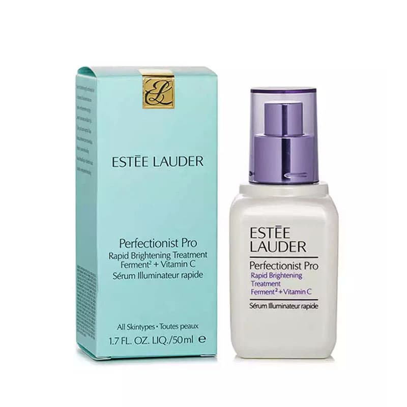 سرم روشن کننده سریع استی لادر 100 میل ESTEE LAUDER Perfectionist Pro Rapid Brightening Treatment with Ferment + Vitamin C — تصویر ۴