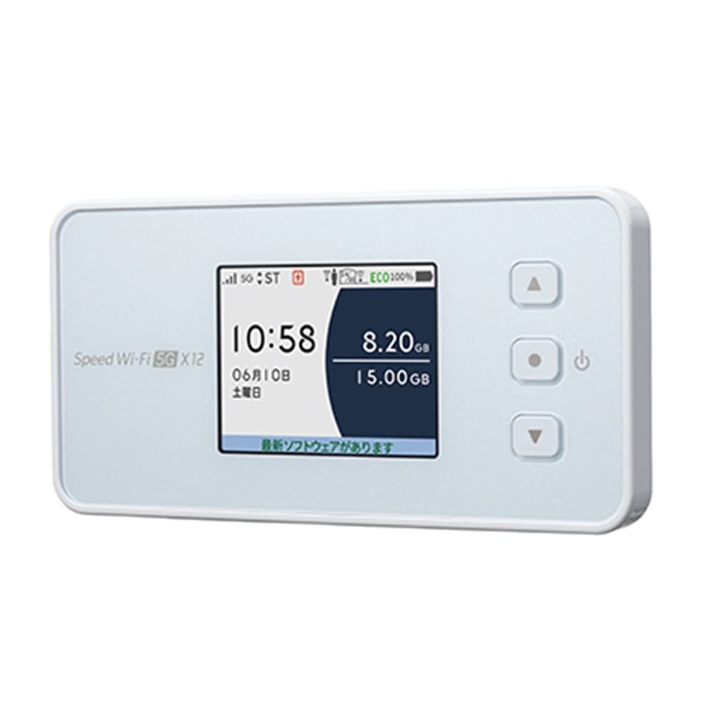مودم 4G/5G قابل حمل یو کیو مدل NEC Speed Wi-Fi 5G X12 پشتیبانی از اینترنت ثابت (TD-LTE) ایرانسل