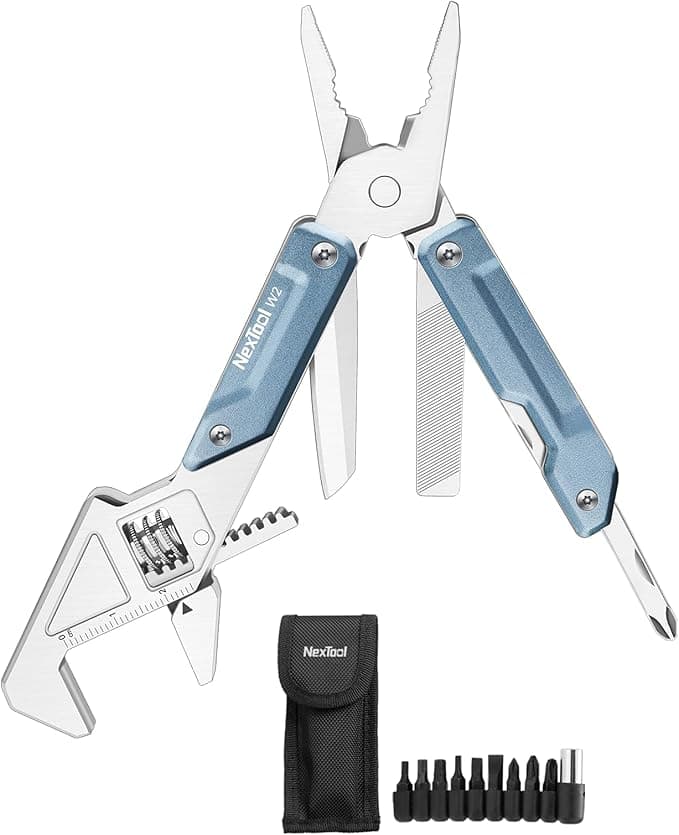 ابزار چندکاره 8 کاره با آچار قابل تنظیمی NexTool W2،