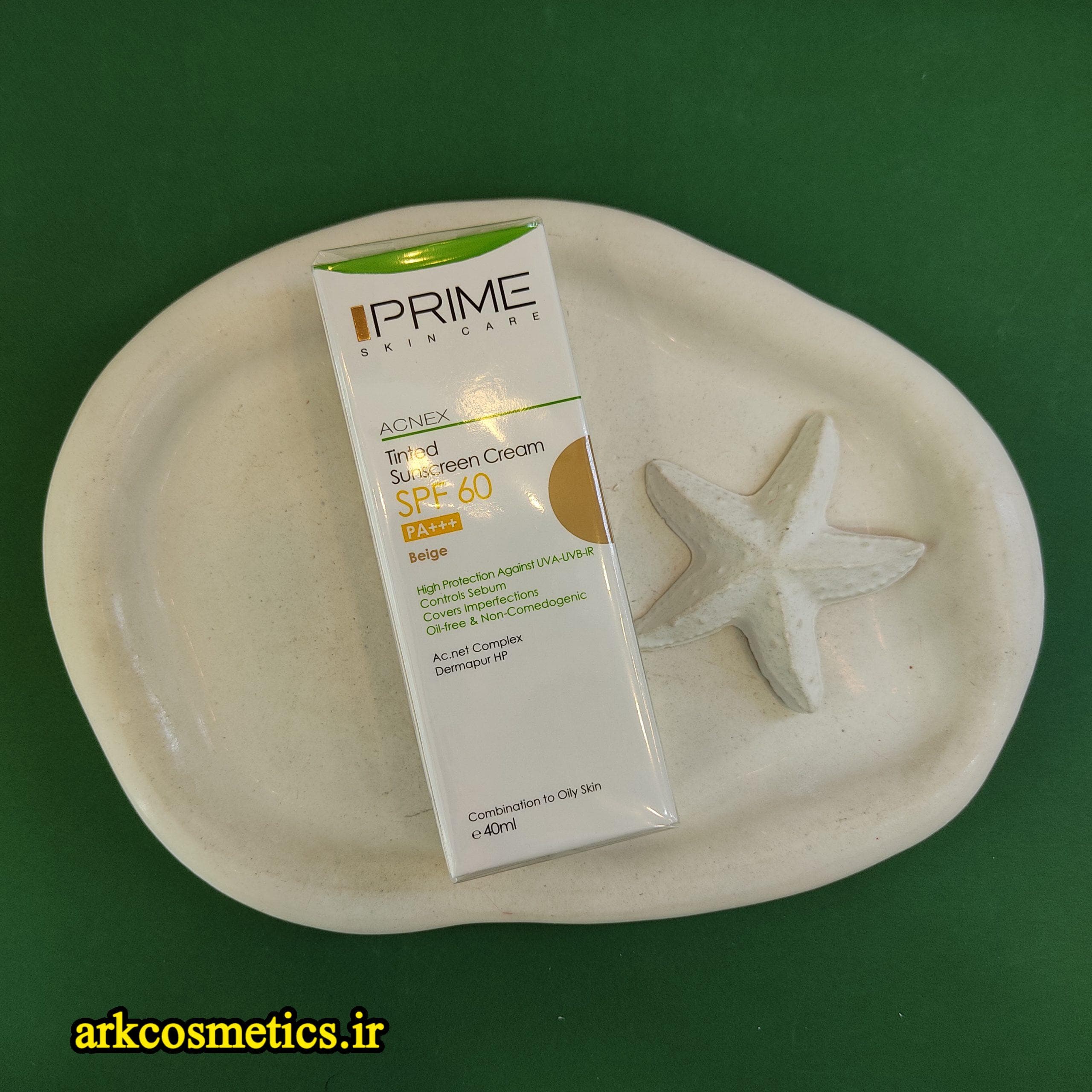 ضدآفتاب رنگی پریم SPF60