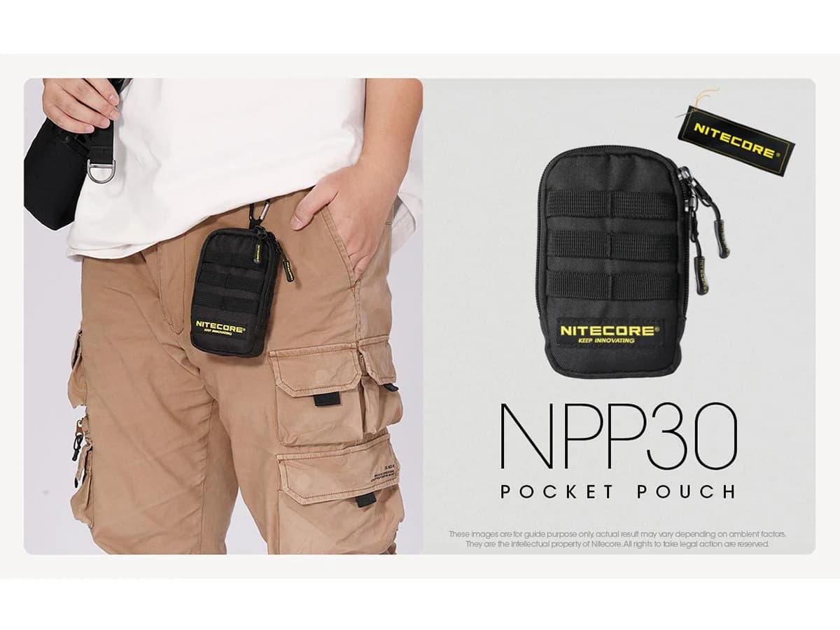 کیف کمری NITECORE NPP30 | کیف EDC تاکتیکال حرفهای — تصویر ۳
