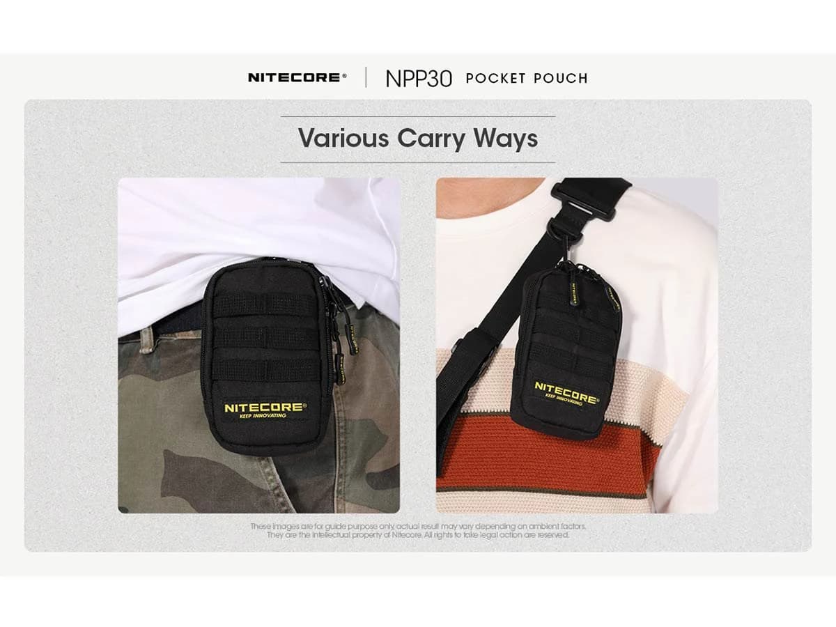 کیف کمری NITECORE NPP30 | کیف EDC تاکتیکال حرفهای — تصویر ۸