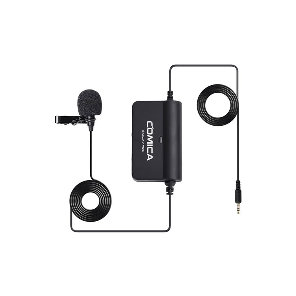 میکروفون یقه ای دوربین و موبایل Comica CVM-SIG.LAV V05