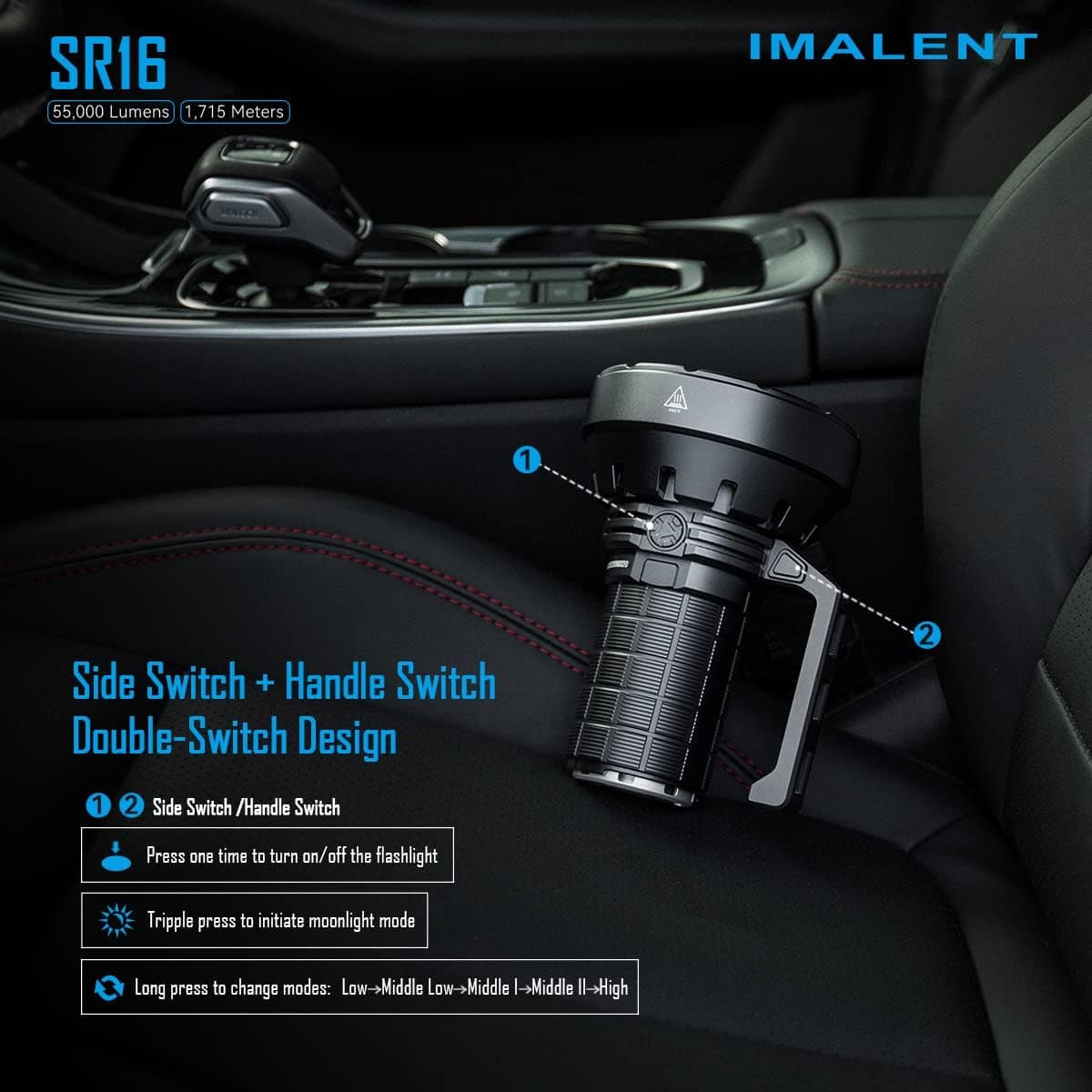 چراغ قوه ایمالنت مدل SR16 — تصویر ۷