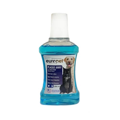 محلول دهان شویه سگ و گربه یوروپت Euro Pet حجم 250 میل — تصویر ۳