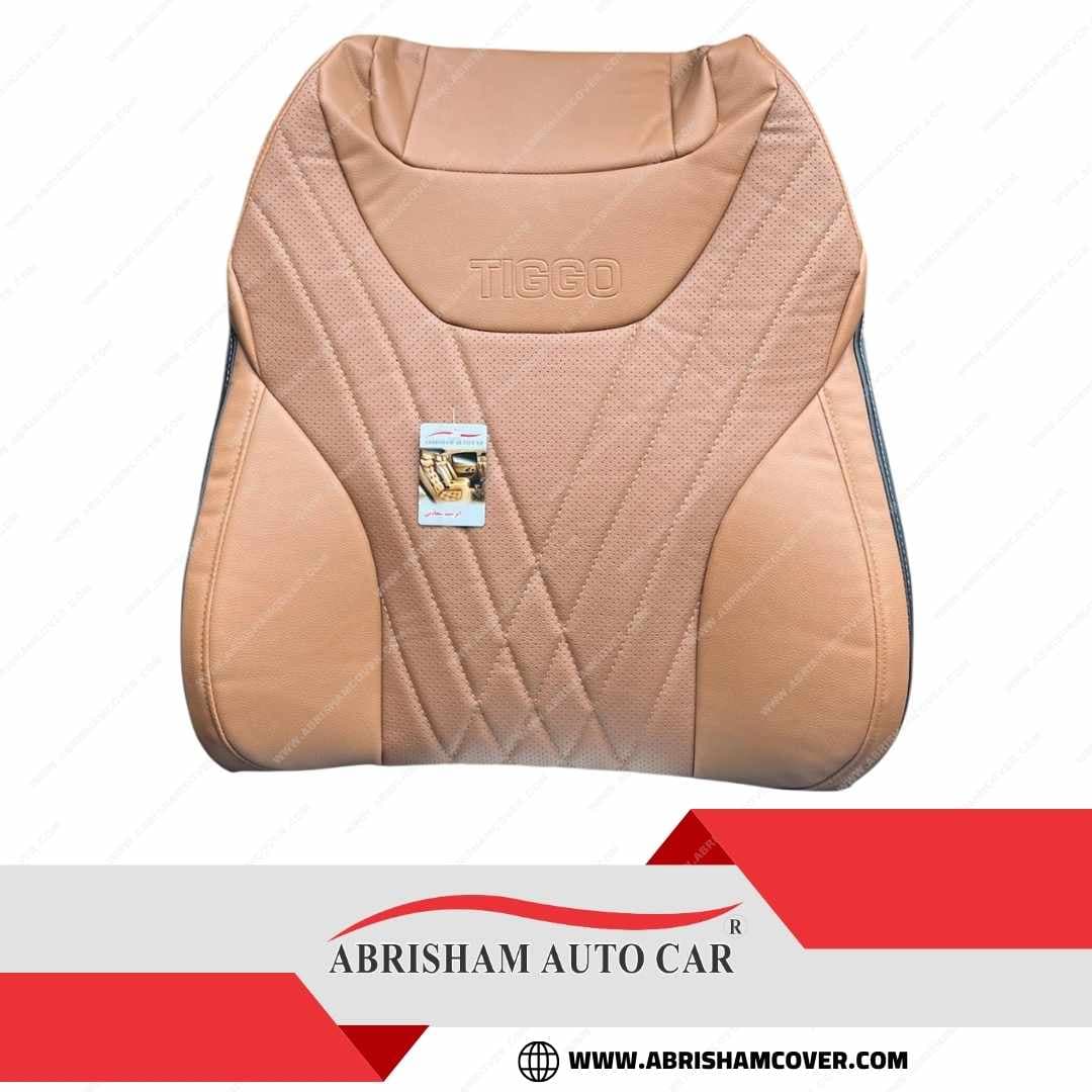 روکش صندلی تیگو ۸ پرو تمام چرم مارون