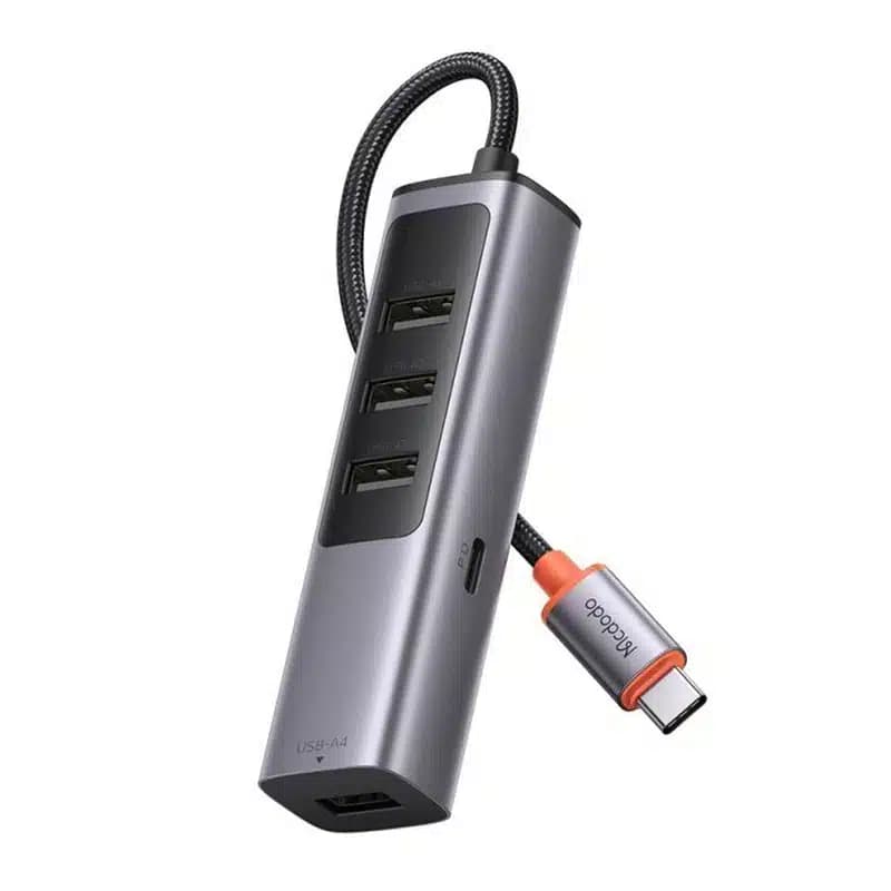 هاب USB-C مک دودو مدل HU-1120 با 5 پورت
