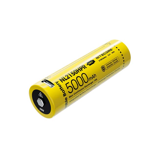باتری NL2150HPR لیتیوم یون 21700 نایتکر 5000 میلی آمپر