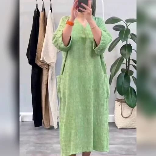 عبا کوک دوزی یقه کوبایی