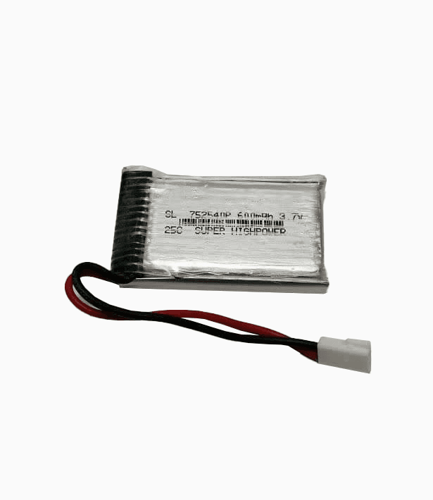 باتری لیتیوم پلیمر 802540 پروازی 3.7V ظرفیت 800mAh تک سل 25C