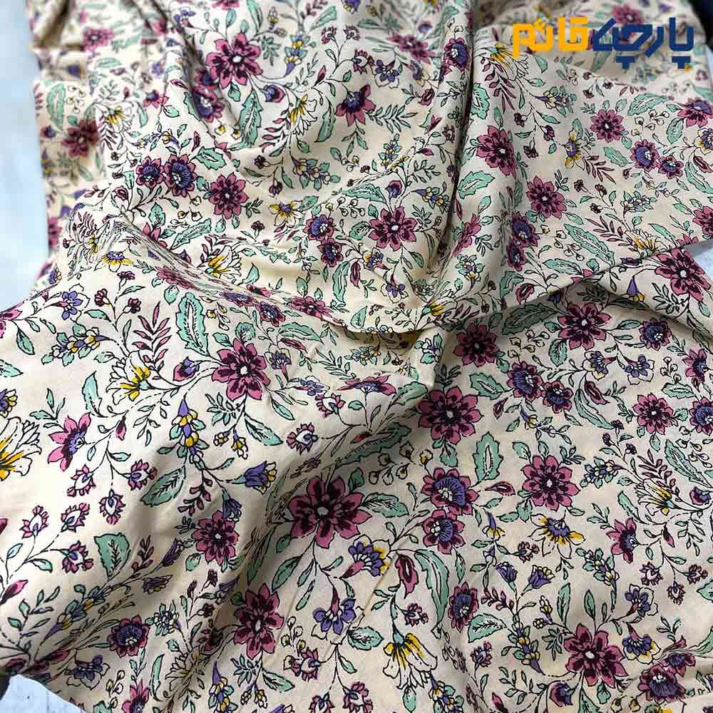 تیکه پارچه وال لينن كره عرض 150 متراژ موجود 2/70 کد:5 — تصویر ۲