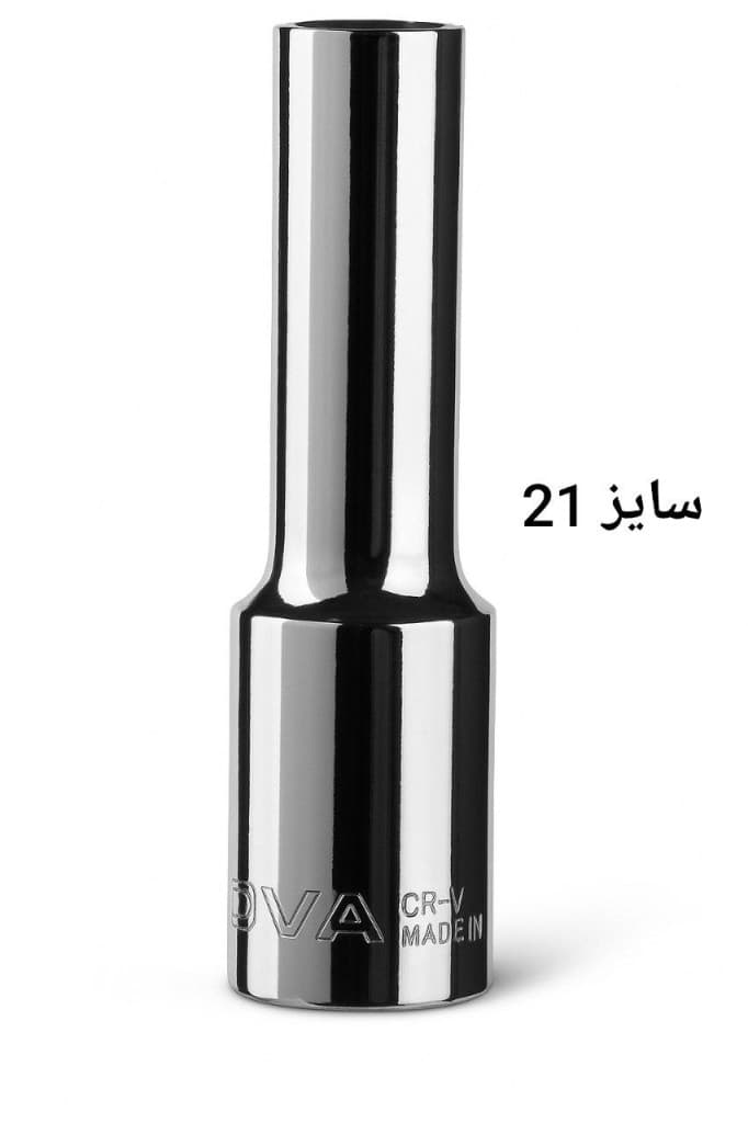بکس تکی 1/2 درایو بلند سایز 21 میلیمتر نووا NOVA مدل 7521